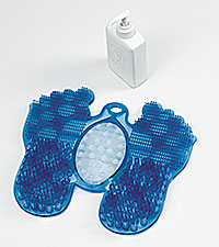Double Foot Massager for the Shower